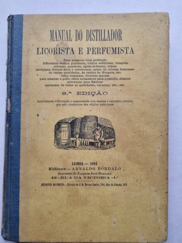 MANUAL DO DISTILLADOR LICORISTA E PERFUMISTA