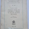 TRATADO MORAL DE LOUVORES E PERIGOS DE ALGUNS ESTADOS SECULARES