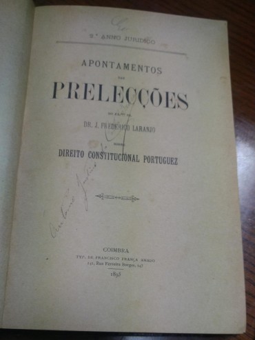 APONTAMENTOS DAS PRELECÇÕES