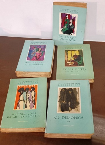 Cinco livros de Dostoievski