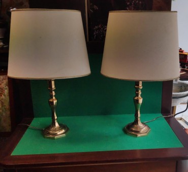 Par de candeeiros de mesa 