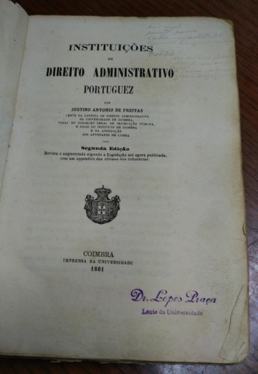 INSTITUIÇÕES DE DIREITO ADMINISTRATIVO PORTUGUEZ