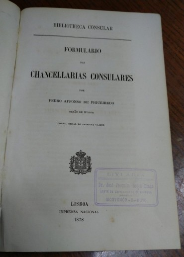 FORMULARIO DAS CHANCELLARIAS CONSULARES