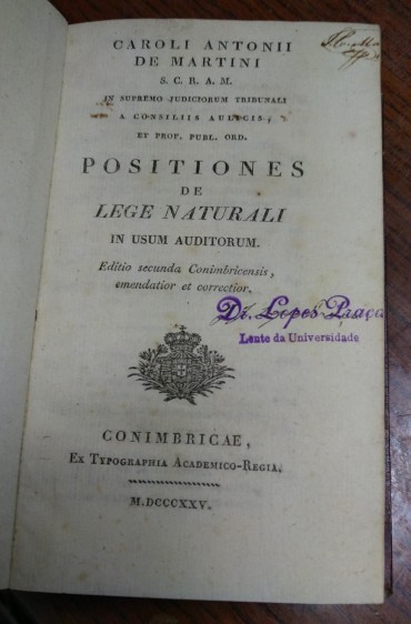 POSITIONES DE LEGE NATURALI