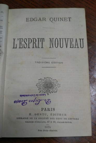 L'ESPRIT NOUVEAU