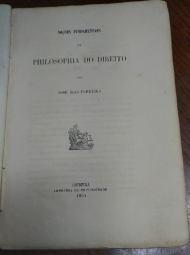 NOÇÕES FUNDAMENTAIS DE PHILOSOPHIA DO DIREITO