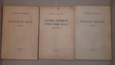 Três (3) Livros de Ramalho Monteiro