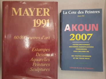 Dois (2) Livros de Avaliação de Pintura