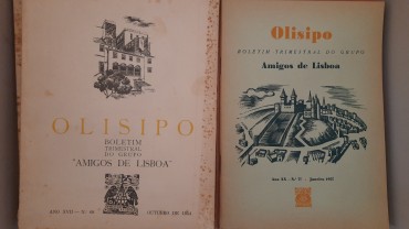 Dez (10) “Olisipo” Boletins Trimestrais do grupo Amigos de Lisboa