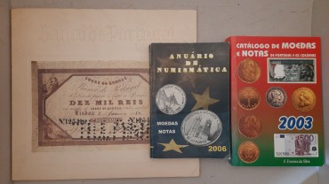 Três (3) Livros (Catálogos) de Numismática