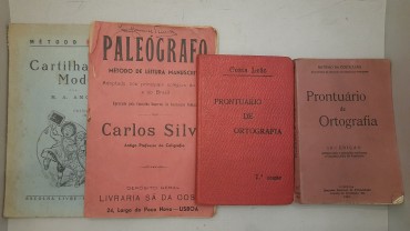4 (Quatro) Livros Escolares (Ortografia e Leitura Manuscrita)