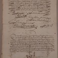 Manuscrito s/ papel, um bifólio, assinado , com sinal público	
