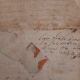 Manuscrito s/ papel, 13 fólios cosidos, assinado pelo selo branco colado