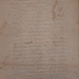 Manuscrito s/ papel, 13 fólios cosidos, assinado pelo selo branco colado