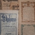 Dez (10) Boletins, Certificados e Diplomas  Antigos