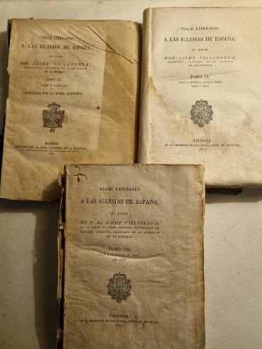 VIAGEM LITERARIO A LAS IGLESIAS DE ESPANA 