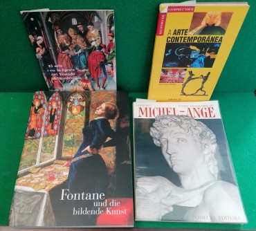 Lote de livros de arte 