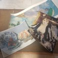 Lote com 5 posters e impressões - Claude Monet e Auguste Renoir