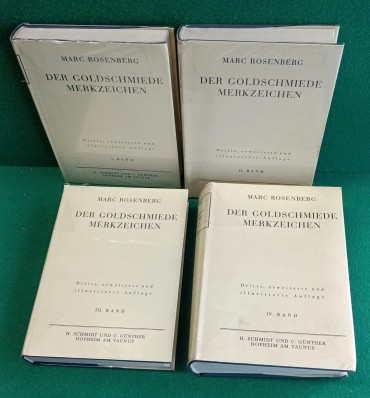 Der Goldschmiede Merkzeichen - livro alemão de marcas de ourives 