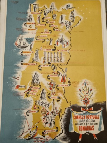 MAPA ROMARIAS DE PORTUGAL 