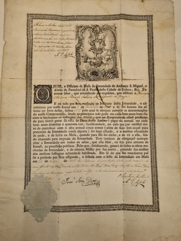 COMPROMISSO DA IRMANDADE DO ARCHANJO S. MIGUEL E ALMAS, E SANTA CARIDAADE (Igreja de S. Paulo Lisboa)