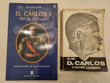 REI D. CARLOS (2) LIVROS