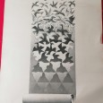 Cartaz de exposição «Fundação Calouste Gulbenkian - M.C. Escher»