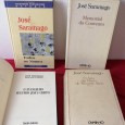 Lote de quatro livros de José Saramago
