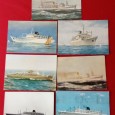 Sete postais sendo 3 da Cª Colonial de Navegação e 2 da Companhia Nacional de Navegação