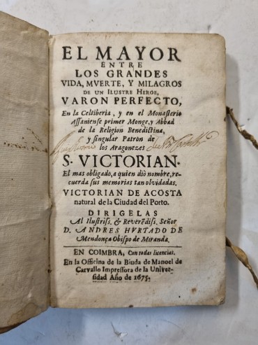 EL MAYOR ENTRE LOS GRANDES VIDA, MUERTE, Y MILAGROS 1675