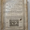 INTRODUCCION A LA VIDA DEVOTA DE S. FRANCISCO DE SALES – 1718
