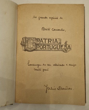 PÁTRIA PORTUGUESA (com dedicatória)