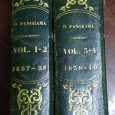 O PANORAMA - 4 VOLUMES (EM 2 TOMOS) 1837 A 1840)