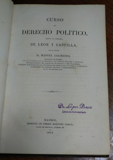 CURSO DE DERECHO POLITICO