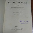 MANUEL DE PHILOLOGIE CLASSIQUE