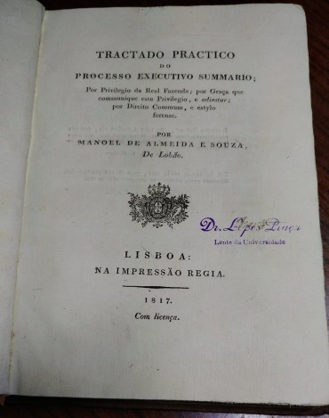 TRACTADO PRACTIVO DO PROCESSO EXECUTIVO SUMMARIO