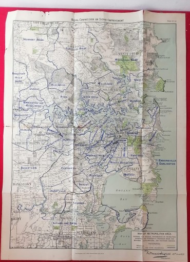 Mapa metropolitano de Sydney
