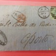 Frente de carta UK/Porto com o selo de 1 xelim