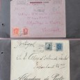 História postal 12 cartas provenientes da Suíça, Itália, Espanha, maioria com registo. Séc. XX (principios) e Guerra civil Espanha - carta com censura alemã e espanhola  - outra para uma pequena