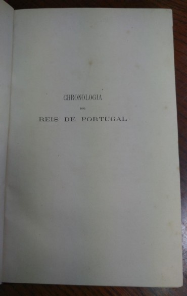 CHRONOLOGIA DOS REIS DE PORTUGAL