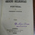 DAS ORDENS RELIGIOSAS EM PORTUGAL