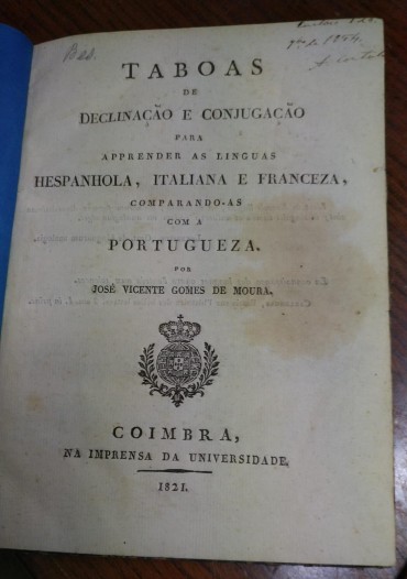 TABOAS DE DECLINAÇÃO E CONJUGAÇÃO