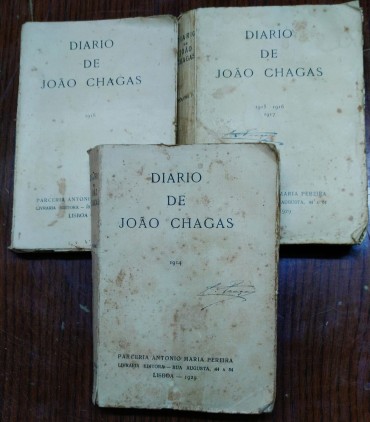 DIÁRIO DE JOÃO CHAGAS - 3 VOLUMES