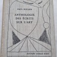 ANTHOLOGIE DES ÉCRITS SUR L´ART