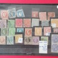 Carteira com 32 selos clássicos da Roménia. Diversos estados