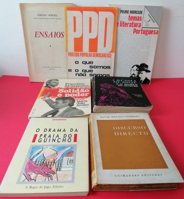 Leonardo Coimbra: «A Rússia Hoje», 1ª Ed.; Maria João Avillez: «Francisco Sá Carneiro - Solidão e Poder» e Folheto do PPD Set. 74 e outros