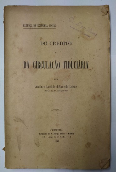 DO CRÉDITO E DA CIRCULAÇÃO FIDUCIÁRIA