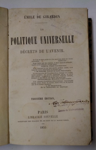 POLITIQUE UNIVERSELLE