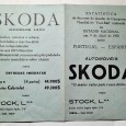 AUTOMÓVEIS SKODA 1950