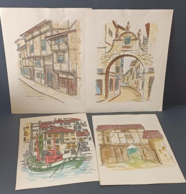 «Vistas de aldeia» - L. NAVARRO (SÉC. XX/XXI)